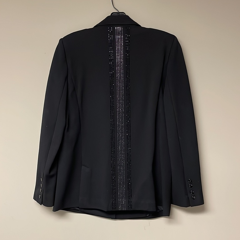 Nwt Central Park Wear Crystal Embellished Blazer